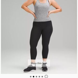 Wunder Train Contour Fit High-Rise Crop 23" NWT size 4 Black